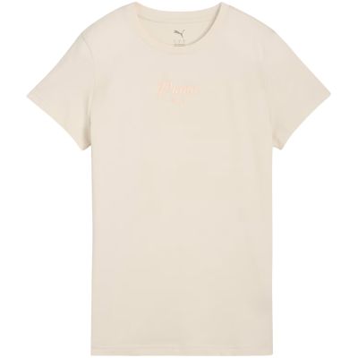 2. Puma ESS Script Tee Women's T-Shirt Beige 691760 87