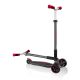 6. Globber Master Prime 3-wheel scooter / Black - New Red 664-102
