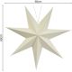 14. DECORATIVE HANGING PAPER STAR 60CM WHITE