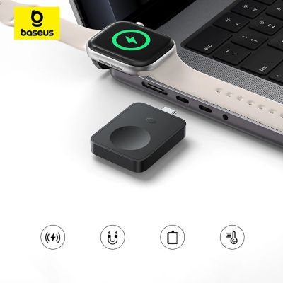 6. Baseus MagPro 2.5W Magnetic Inductive Charger for Apple Watch - Black