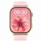 5. Smartwatch Gravity GT15-7 Pink Silicone Strap + Gold Bracelet