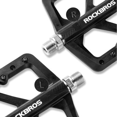 6. Rockbros M906 Nylon Bicycle Pedals - Black