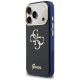 2. Guess IML 4G Script Metal Case for iPhone 17 Pro - Blue