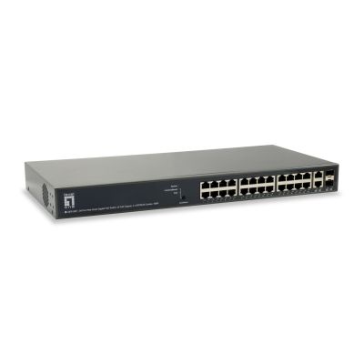 LevelOne TURING WebSmart/GB PoE Switch 26-Port 185W 1Gbps