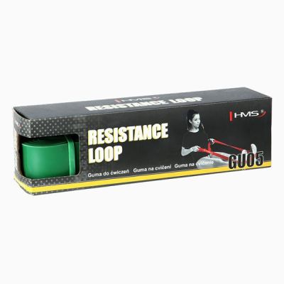 14. Exercise band HMS GREEN GU05 45x4.5x2080 mm