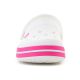 2. CROCS CROCBAND KIDS CLOG WHITE/PINK CRUSH 207006-6WU