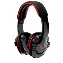 ESPERANZA HEADPHONES WITH MICROPHONE FOR GAMERS RAVEN RED EGH310R