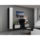 12. VIGO full display cabinet '180' 180/40/30 black/white half