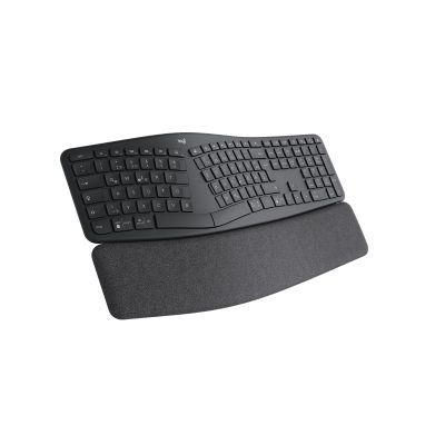 3. Logitech ERGO K860 for Business Keyboard Office Bluetooth German Graphite