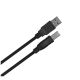 6. LANBERG CABLE USB-A -> USB-B M/M 1M (FERRITE, BLACK) CA-USBA-11CC-0010-BK