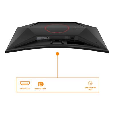 3. AOC G4 C32G42ZE Computer Monitor 80 cm (31.5") 1920 x 1080 px Full HD LED Black, Red