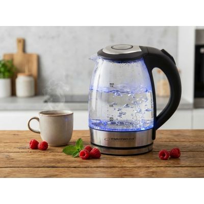 11. Esperanza Tugela EKK012 electric kettle (2200W 1.7l; black)