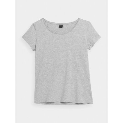 5. Women's regular plain T-shirt 4F 4FMM00TTSHF732-27M