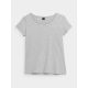5. Women's regular plain T-shirt 4F 4FMM00TTSHF732-27M
