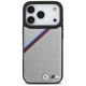 3. BMW M Tricolor Metal Logo MagSafe Case for iPhone 17 Pro - Gray