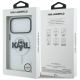 8. Karl Lagerfeld IML Karl Sketch Logo MagSafe Case for iPhone 17 Pro - Transparent