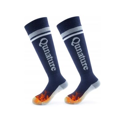 Qunature Winter Thermal Socks, Navy Blue, 28–31