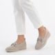 5. Women's gold platform shoes M.Daszyński MR1840