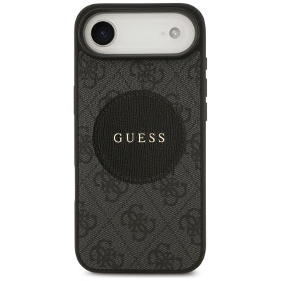 3. Guess 4G Circle Classic Logo MagSafe case for iPhone Air - black