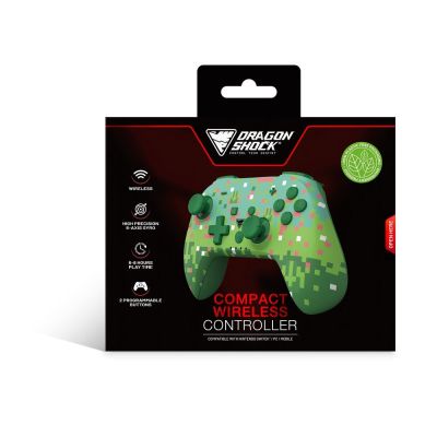5. Dragonshock PopTop Green, Dark Green, Pink, White Bluetooth Gamepad Analog/Digital Nintendo Switch, PC
