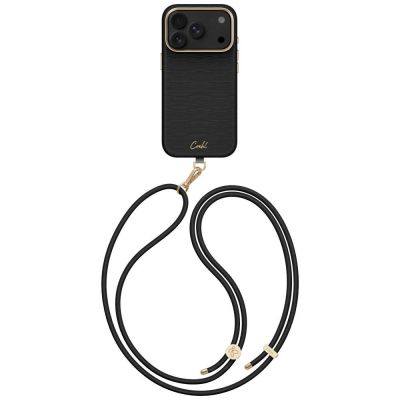 Uniq Coehl Mirelle Magnetic Charging Case for iPhone 18 Pro / 17 Pro - Black