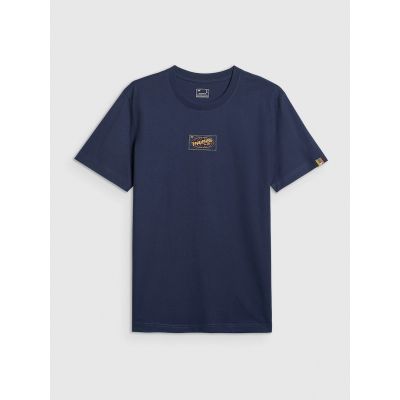 8. Men's regular printed T-shirt 4F 4FRAW25TTSHM3377-31S