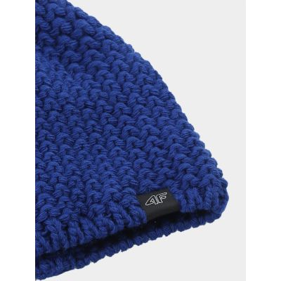 2. Men's winter hat with pompom 4F 4FWAW24ACAPM461-36S