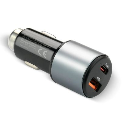 3. EVERACTIVE CAR CHARGER 1 X USB QC3.0, 1 X USB-C PD 83W BLACK CC-60Q