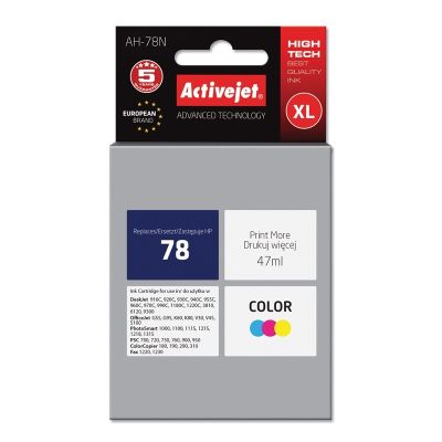 Activejet AH-78N Ink (replaces HP 78 C6578D; Supreme; 47 ml; color)