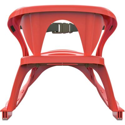 5. PLASTIC SLEDGE WITH BACKREST 88x45x42CM RED