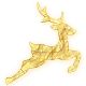 2. REINDEER LIGHT DECORATION 79X73CM 540LED GOLD
