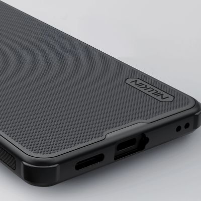 8. Nillkin Super Frosted Shield Pro Magnetic Case Compatible with MagSafe for Samsung Galaxy S26+ - Black