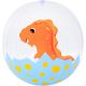 INFLATABLE BEACH BALL 50 CM DINOSAUR 53198