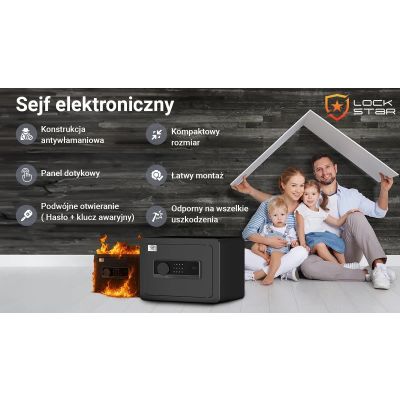 14. Extralink Lock Star A6-25 | Electronic Safe | Code Lock