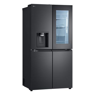 11. LG GMG960EVJE Multi Door Side-By-Side Refrigerator 179cm Essence Black Steel Matte Black Total NoFrost Water Feeder