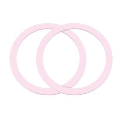 2. Joyroom set of metal magnetic rings for smartphone 2 pcs. pink (JR-Mag-M3)