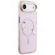 4. Karl Lagerfeld IML Choupettes Karl Script Logo MagSafe iPhone Air Case - Pink