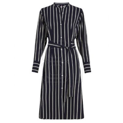 4. Tommy Hilfiger Argyle Stripe Dress W WW0WW40365