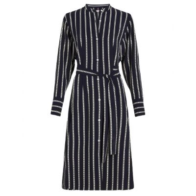 4. Tommy Hilfiger Argyle Stripe Dress W WW0WW40365