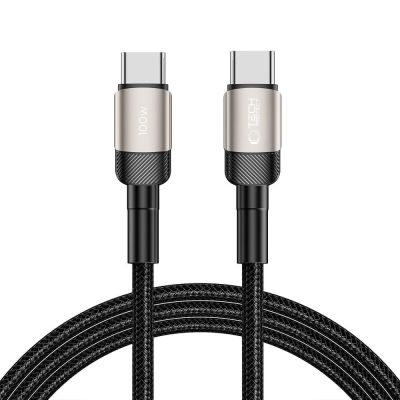 Tech-Protect UltraBoost Evo USB-C / USB-C PD cable 100W 5A 2m - titanium