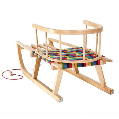 3. Sled with a fabric seat and backrest GreenBlue GB138