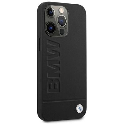 4. BMW Signature Logo Imprint Case for iPhone 13 Pro Max - Black