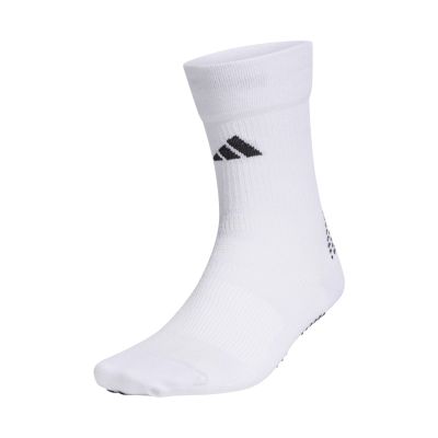 adidas Football GRIP Printed Crew Performance Light Socks, White JZ3026
