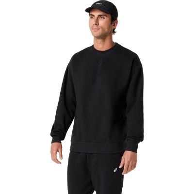ASICS Fleece Relaxed Crew-Neck Top
