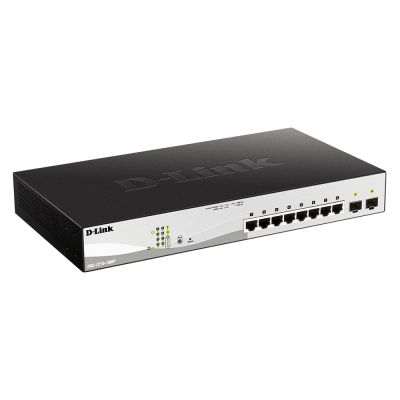 2. D-Link DGS-1210-10MP Managed L2 Gigabit Ethernet (10/100/1000) PoE Support Black, Gray