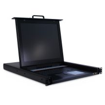 Inter-Tech KVM-1708 Rack Console 43.2 cm (17") 1280 x 1024 px Steel Black