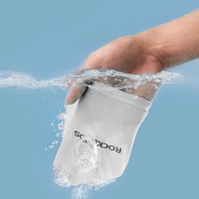 3. Rockbros XT9002W cycling sleeves - white (2 pcs.)