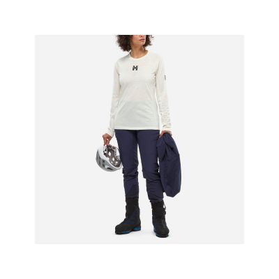 2. MILLET Trilogy Wool T-shirt for women, beige