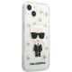4. Karl Lagerfeld Flower Ikonik Karl Case for iPhone 13 mini - Transparent