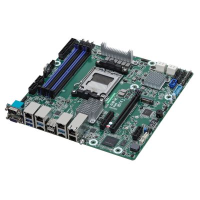 6. Motherboard ASRock B650D4U-2L2T/BCM 1x AM5 AMD Ryzen 7000 B650E (4xDIMM, SATA, 1xM.2, 2xGbE, 2x10GbE, IPMI)